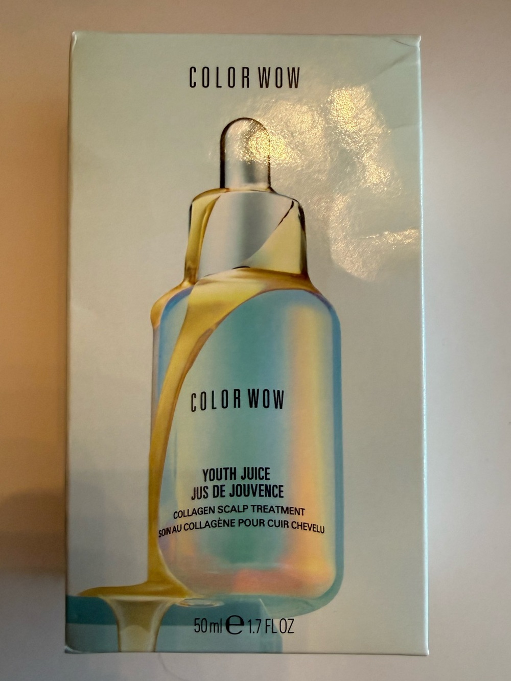 NIB Color Wow Youth Juice Collagen Scalp Treatment 1.7 fl oz